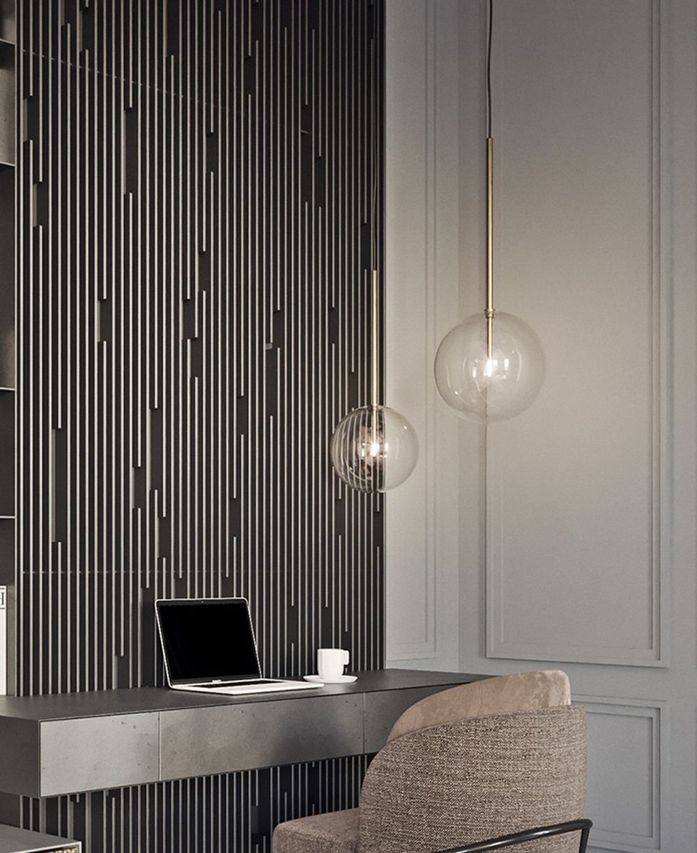 Подвесной светильник 9217P/D150 gold