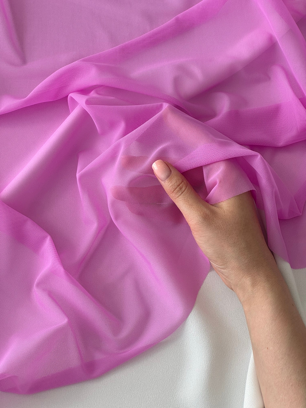 Сетка эластичная РОЗОВАЯ ЛАВАНДА