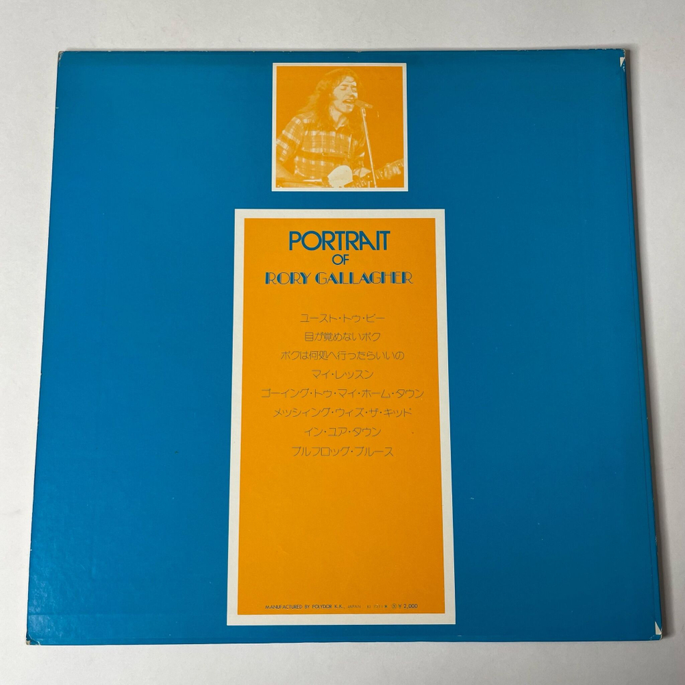 Винтажная виниловая пластинка LP Portrait Of Rory Gallagher (Japan 1973) (No Obi)