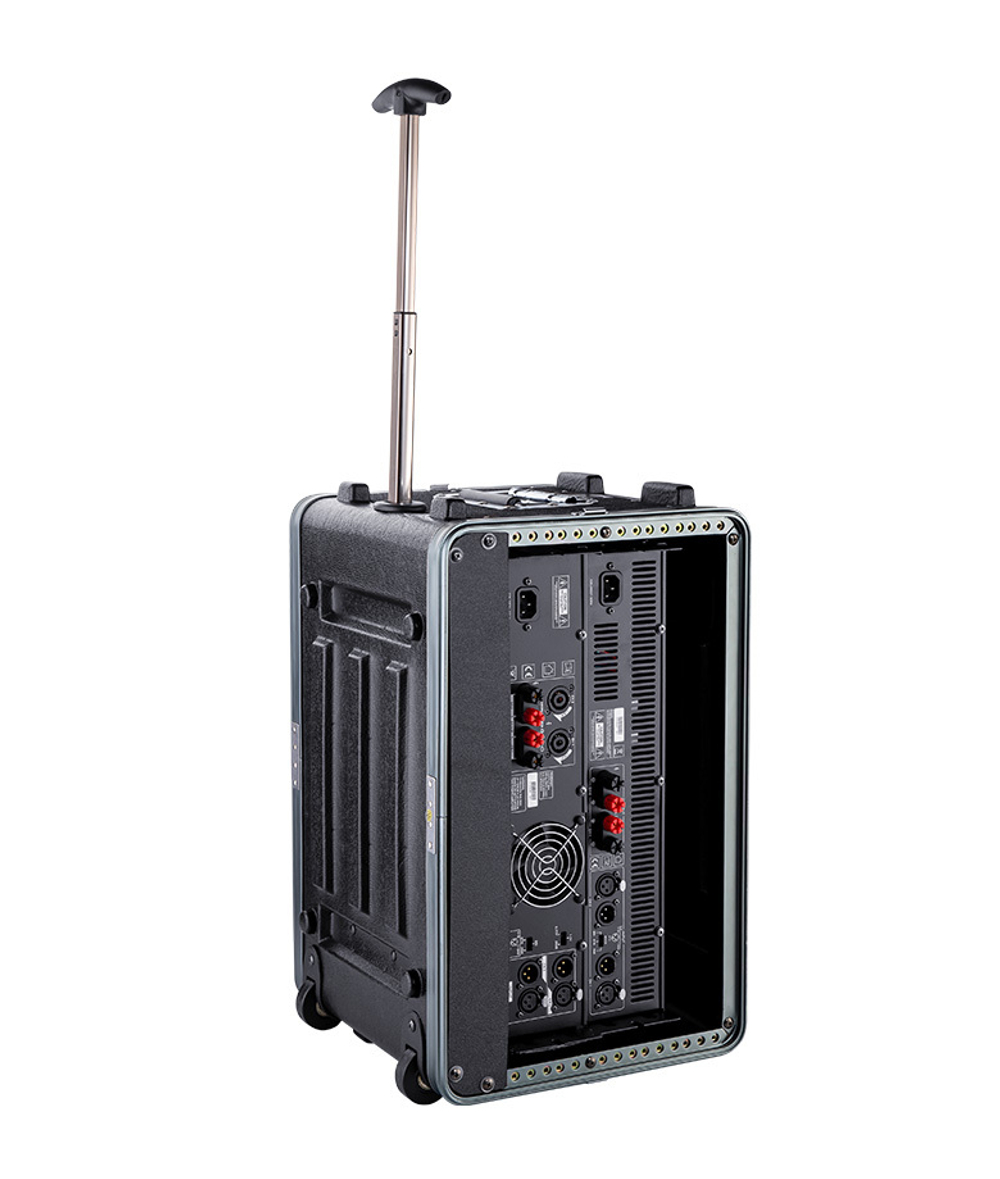 Кейс рэковый на колесиках с ручкой RB PE-6U-400/W