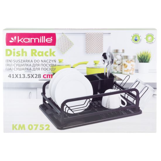 Сушилка для посуды из алюминия с поддоном Kamille KM 0752