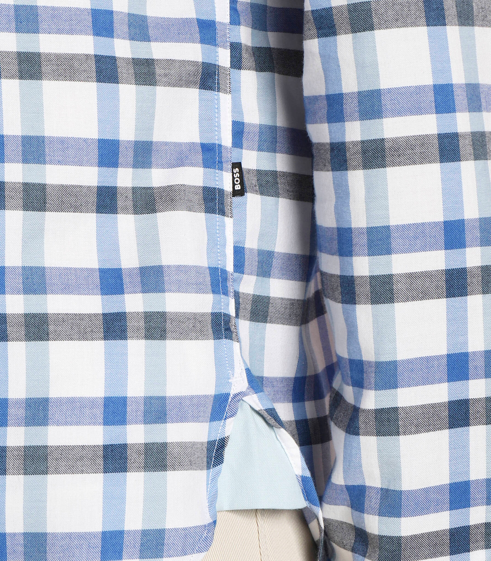 рубашка liam_53f BOSS BLACK - голубой(50483724)