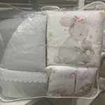 КПБ WellKid  17пр сатин с кружевом