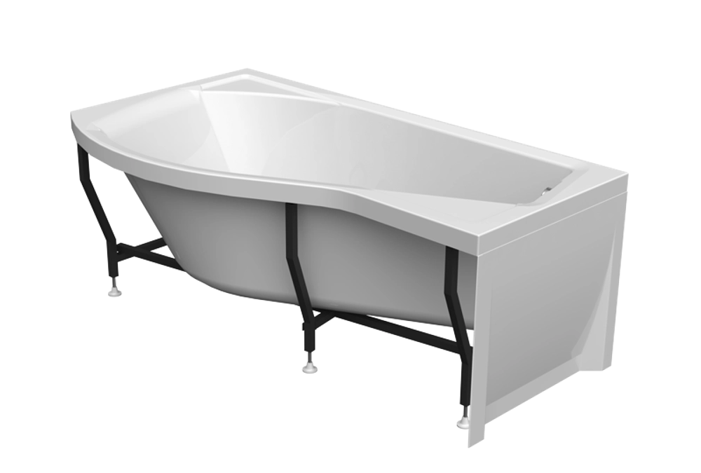 Акриловая ванна Radomir Vanessa (Радомир Ванесса) Миранда 168х95 L, с каркасом