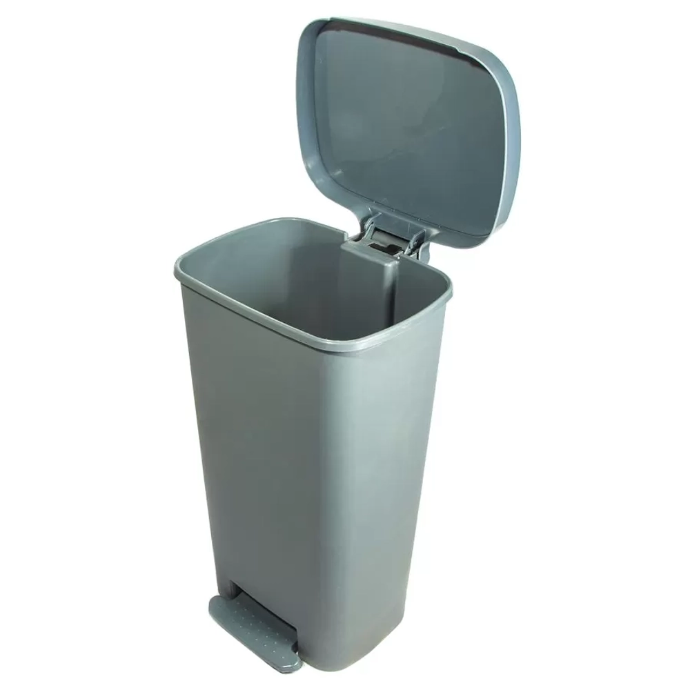 Бак с педалью для медицинских отходов Инновация класс А 30 л с педалью серый