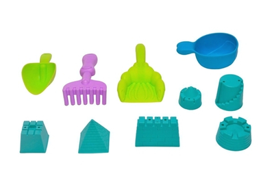 Набор для игры в песок с формочками 10предм., сетка KL-6608