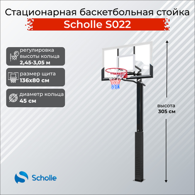 Баскетбольный щит Scholle S022