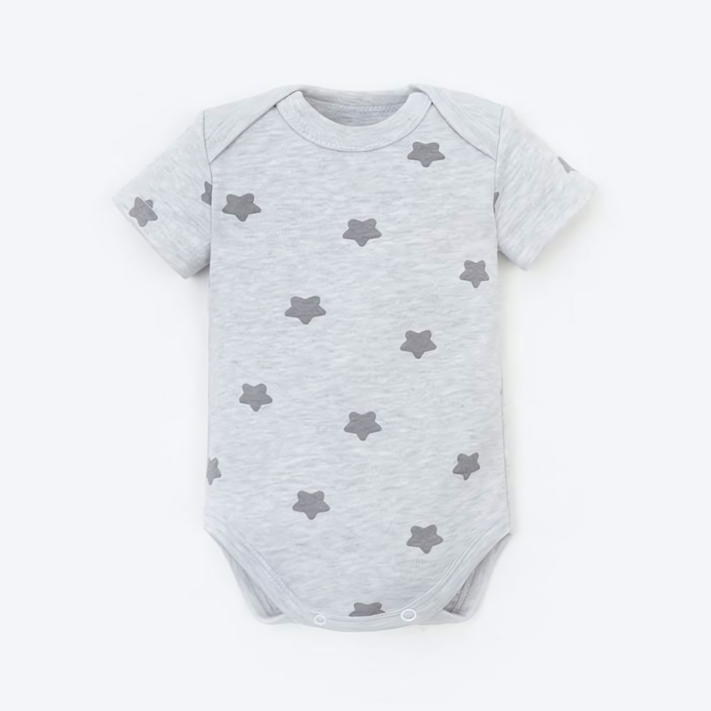 Боди "Звездочки", серый, рост 68-74 см (Крошка Я)