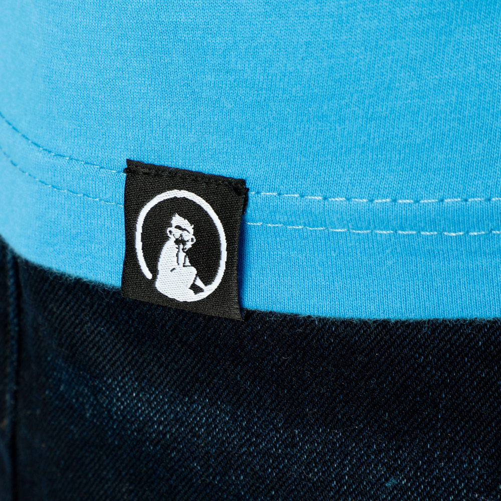 Мужское теннисное поло Quiet Please Australia Road Sign T-Shirt Men - Blue, Yellow