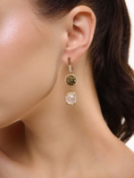 Серьги "Royal love labrador" Gold