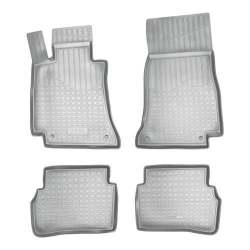 Ковры в салон Norplast/Unidec для Mercedes-Benz C в кузове W205 (2014-), Серый, арт.NPA10-C56-192-G