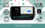Магнитола для Hyundai Santa Fe 2018-2020 - Vaycar VA23-1124-2K на Android 13, 8-ядер, 2K QLED, ТОП процессор, CarPlay,4G SIM-слот
