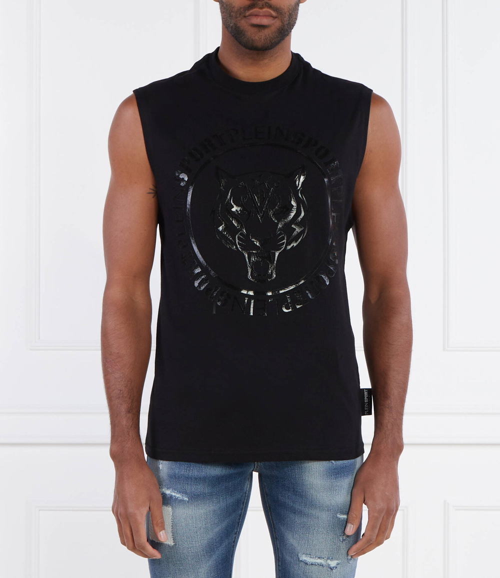 Майка Carbon Tiger Plein Sport - черный(MTK7162 SJY001N)