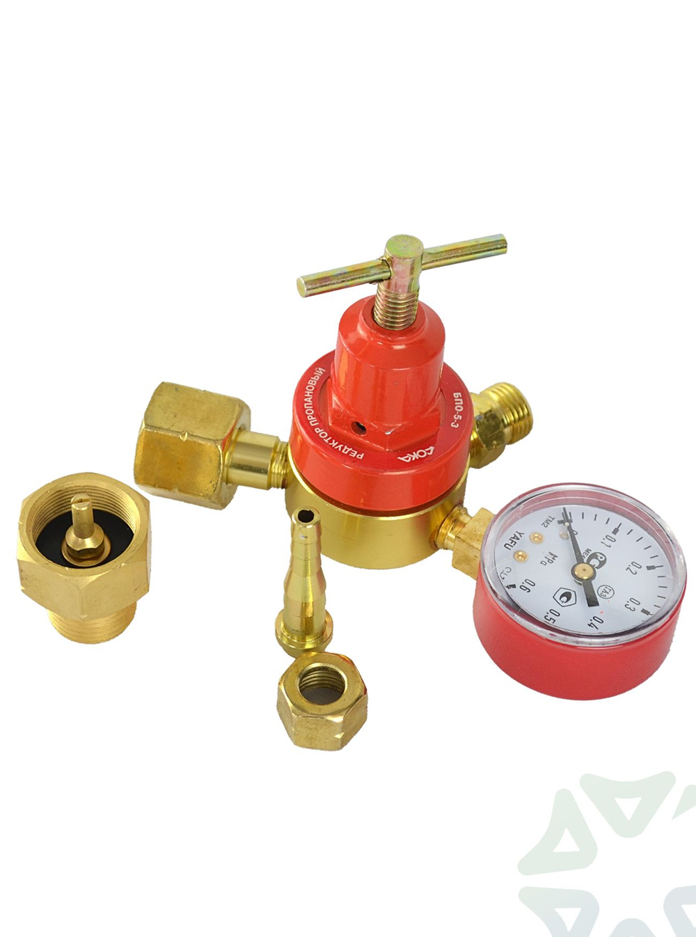 Редуктор пропановый БПО-5-3 с манометром (пропан, MAPP)