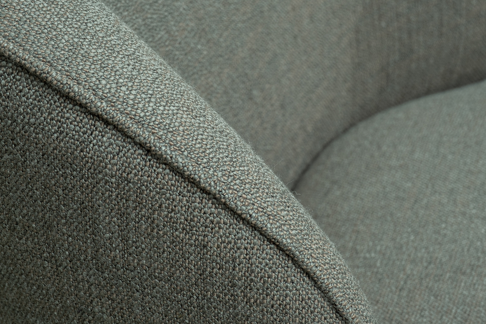 Кресло Garda Decor Капри Базовая (Capri Basic), рогожка т.серый Norton-Graphite 80*90*82 см