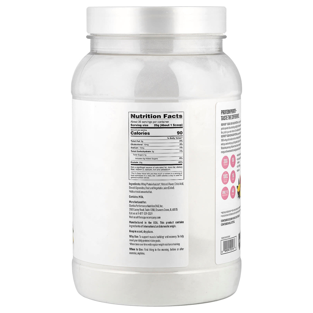 Isopure, Протеиновый порошок Infusions, тропический пунш, 900 г (1,98 фунта)
