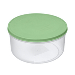Контейнер для продуктов "Verona" круглый 1л с гибкой крышкой (зеленый)