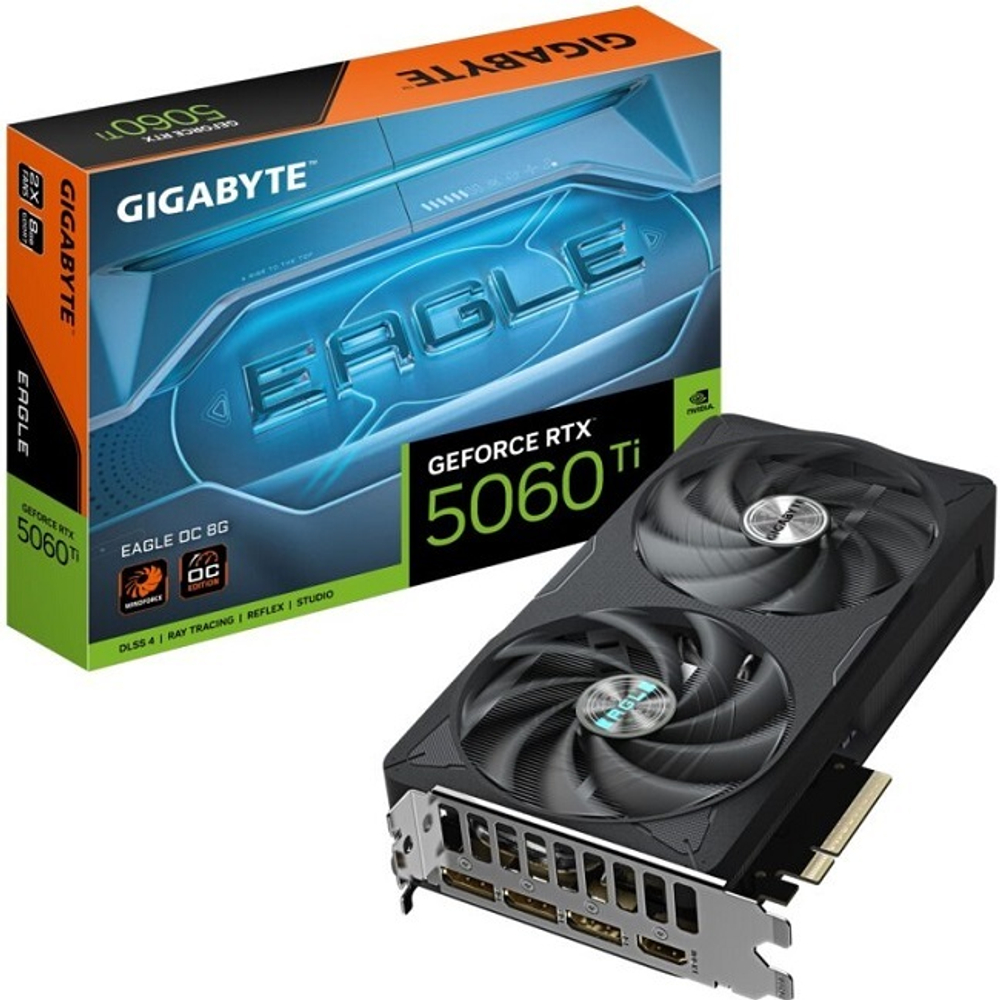 Видеокарта GIGABYTE GeForce RTX 5060 Ti EAGLE OC 8GB (GV-N506TEAGLE OC-8GD)