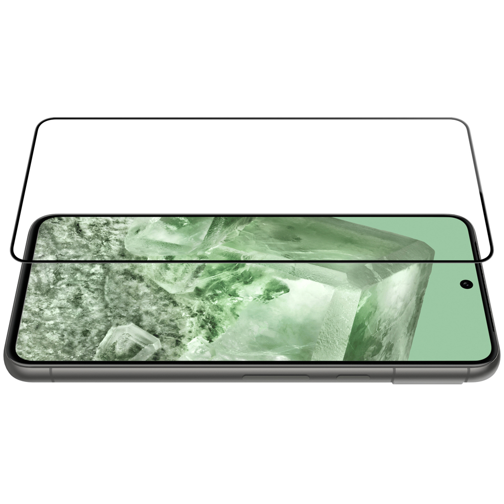 Защитное стекло на экран для Google Pixel 9a, тонкие черные рамками и олеофобное покрытие, G-Rhino