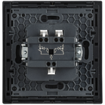 FORTE&PIANO Выключатель 2-клавишный с индикацией 10А FP706M металл никель IEK