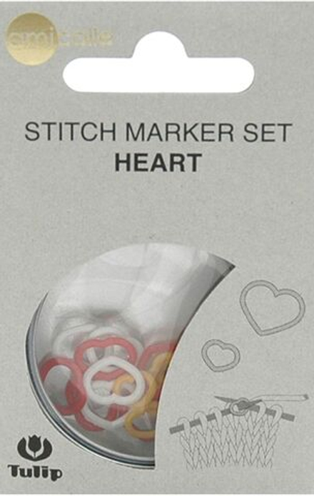 Набор маркеров для вязания "amicolle" сердце