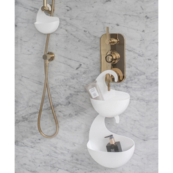 Органайзер для ванной SURF M Organic серый Koziol