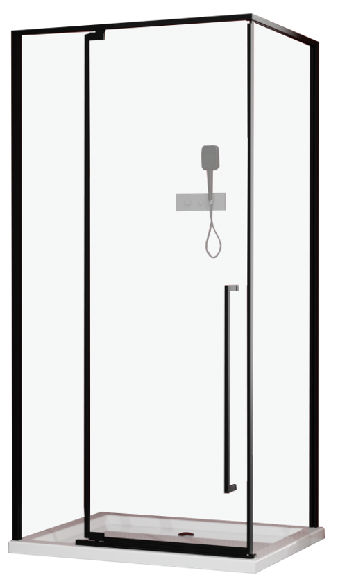 Ограждение душевое ESBANO ESA-108PS-B 100x80x195