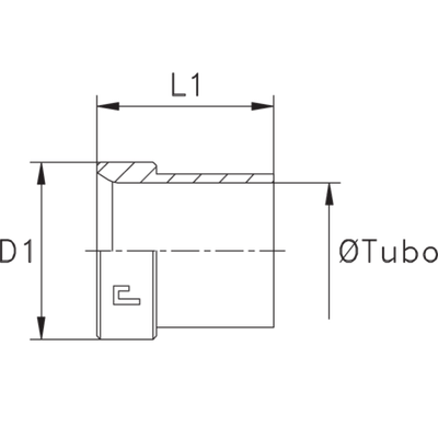 Втулка R D15 (без резьбы)