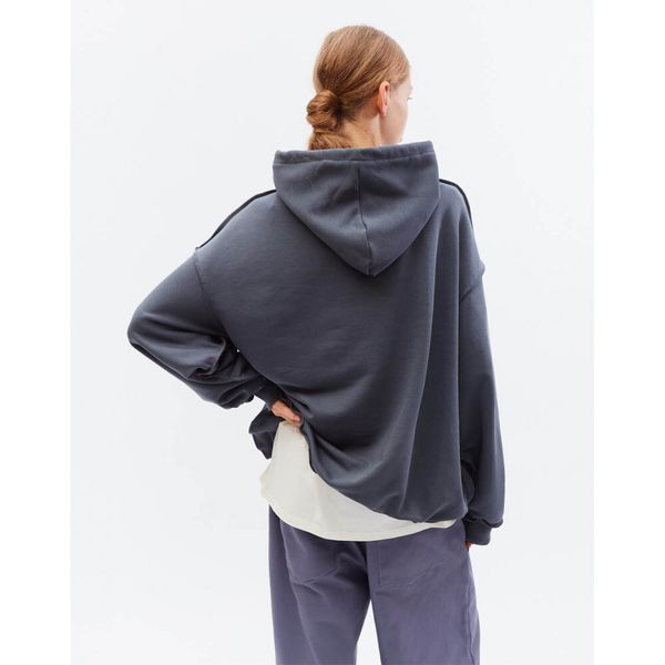 Худи Лого темно-серый - фото 5