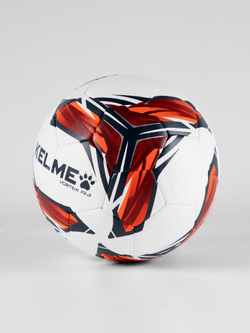 Футбольный мяч KELME Vortex 19.3 (32 Panels) (White/Red)
