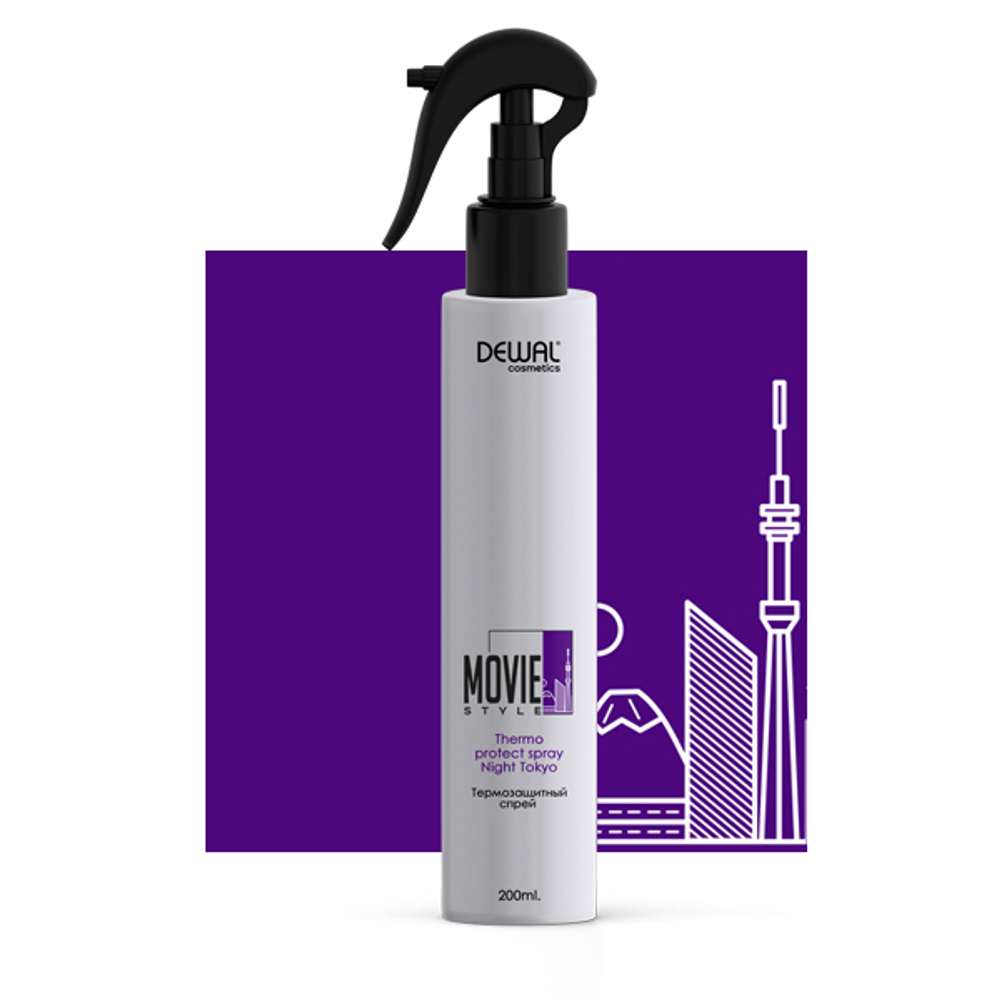 Термозащитный спрей Thermo Protect Spray Night Tokyo Movie Style , 200 мл