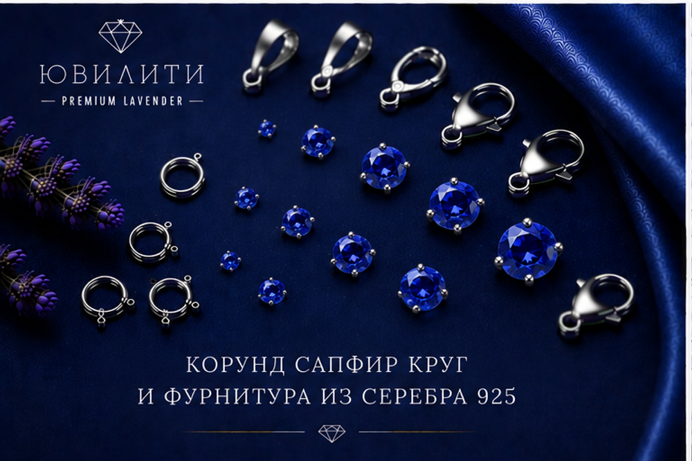 Корунд Сапфир Круг