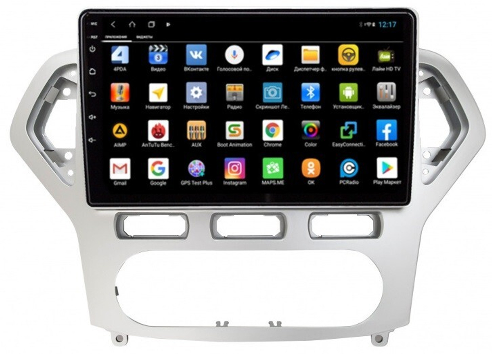 Магнитола для Ford Mondeo 4 2007-2010 - Parafar PF956XHD на Android 13, 8-ядер, 4Гб+64Гб, CarPlay, 4G SIM-слот