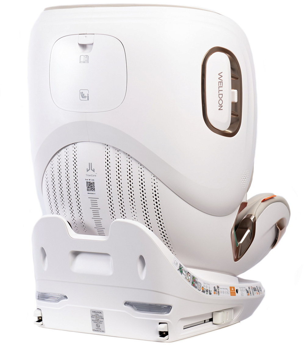 Автокресло Welldon Smarturn Air i-Size Ivory молочный