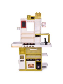 Игровой набор кухня Весёлый поварёнок с паром, 108 предметов (889-369)