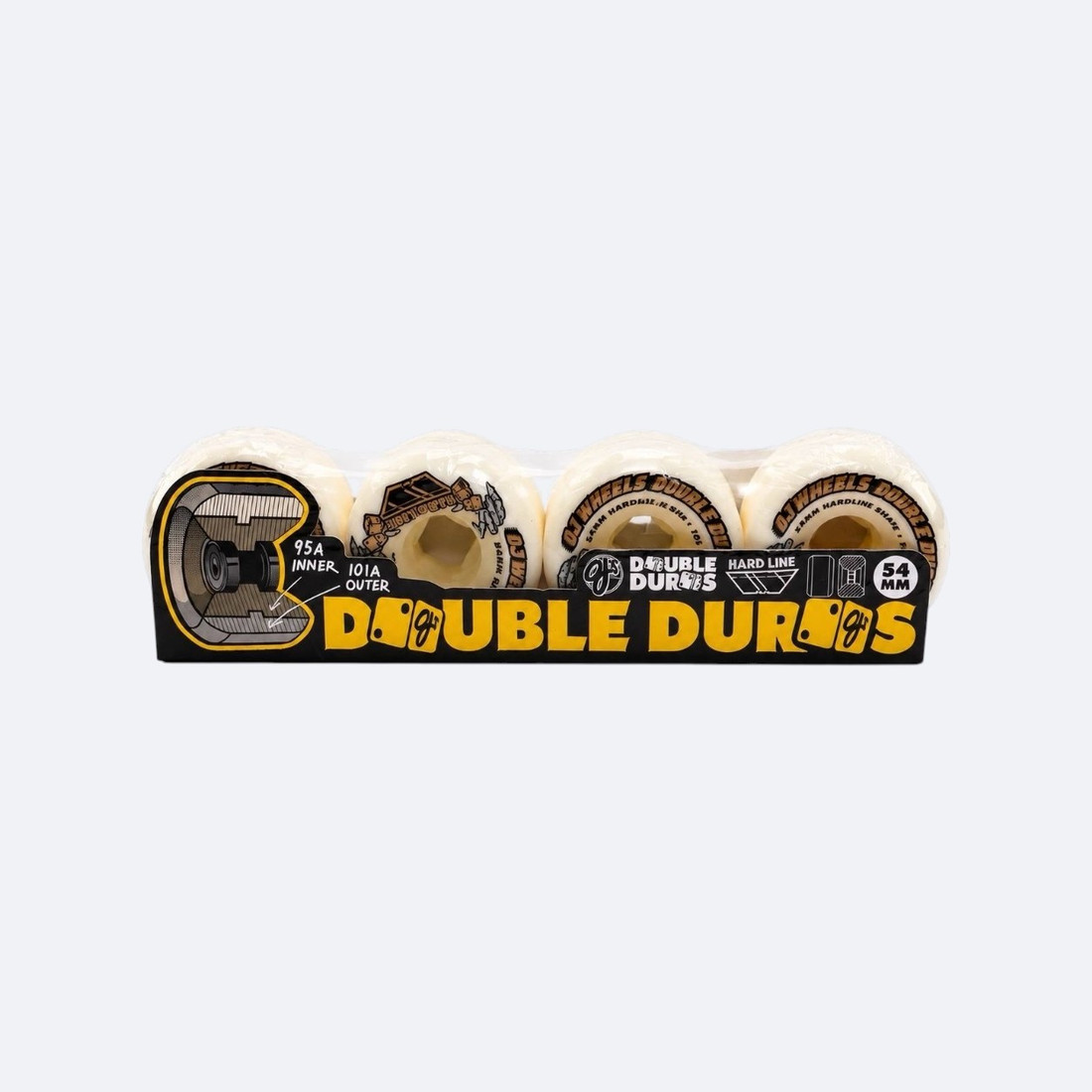 Купить Колеса OJ Wheels Hardline Double Duro (white) 101a/95a