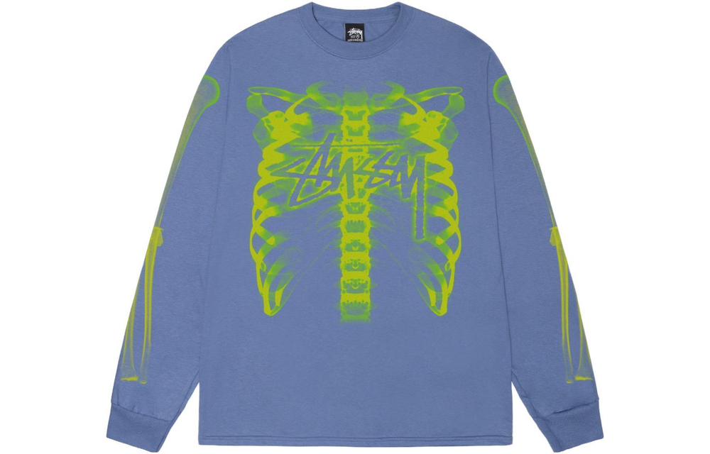 Толстовки Stussy FW23 RIB CAGE LS TEE T, 1994948