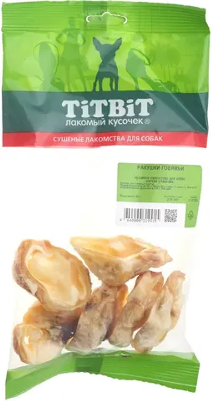 TITBIT Ракушки говяжьи, 62 г