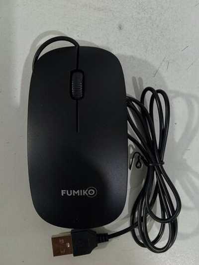Компьютерная  Мышь проводная FUMIKO MYSTIC черная, USB.