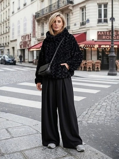 Юбки брюки /черный