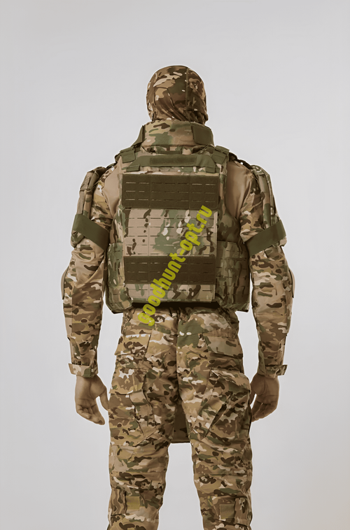 Бронежилет тактический штурмовой 1115 (Без плит) Мультикам Камуфляж
