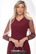 Платье "Идеал красоты" (бордо) П8488 LT Collection