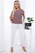 Блуза "Предвкушение" (геометрия) Б7031 LT Collection (Акция)