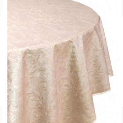 Скатерть ШЕЛКОГРАФИЯ с бейкой 135*220см неткан.основа с ПВХ покрытием и тиснением Микс расцветок