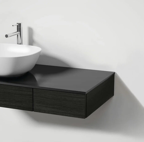 Тумба с раковиной VitrA Origin 90 см L 65673, черный дуб