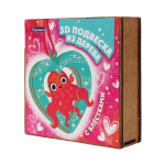 3D Подвеска из дерева Влюблённая монстрячка (Развивашки)