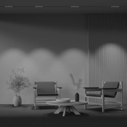 Трековый магнитный светодиодный светильник диммируемый Maytoni Exility Points TR031-4-12W3K-S-DS-B