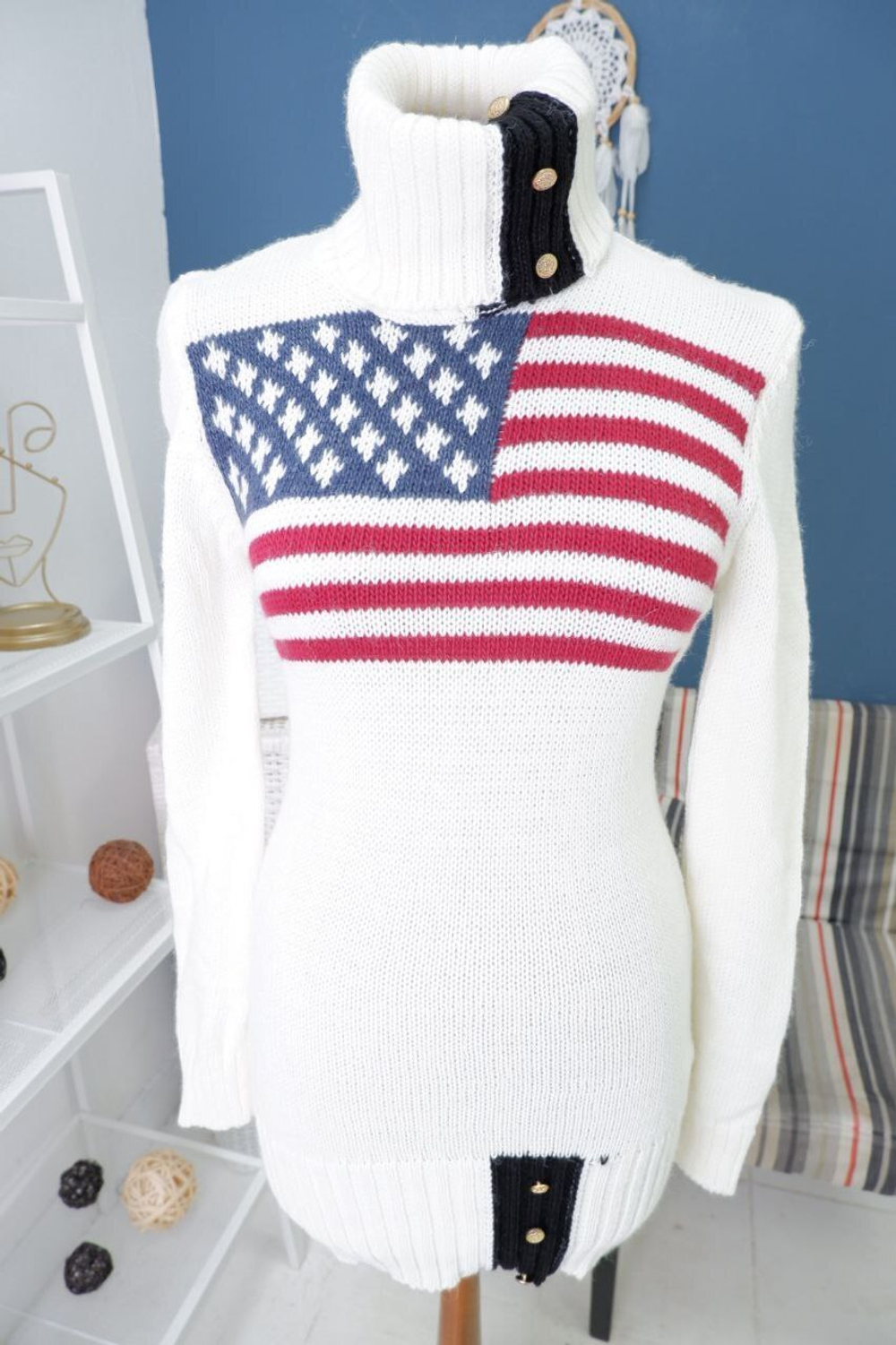 Свитер с воротом 42/44 размер, новый