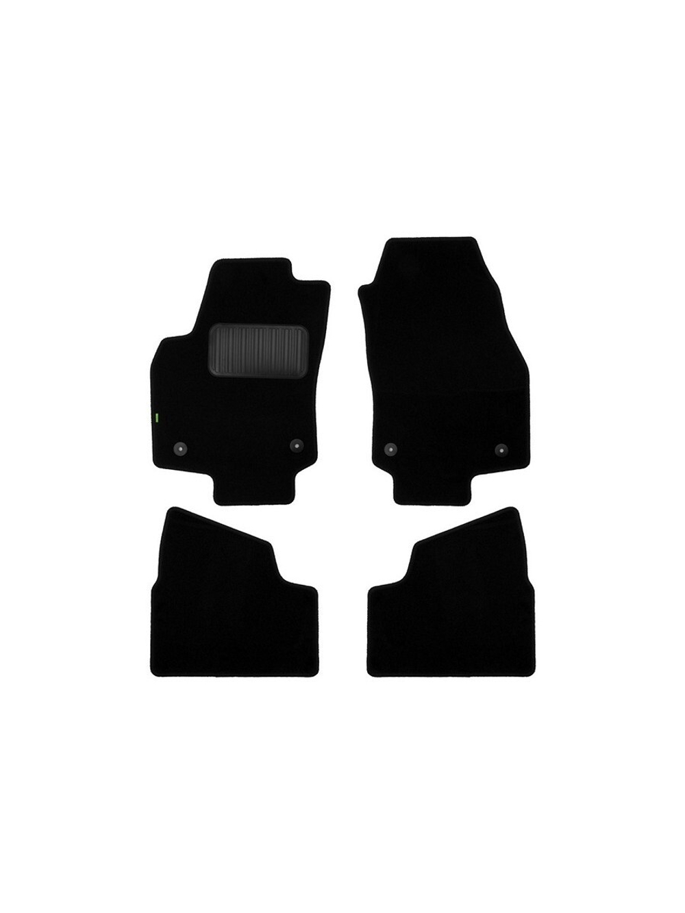 Коврики в салон для OPEL Astra H GTC 3D 2004-2007, 2006-2014, хэтчбек, 4 шт. (текстиль) KLEVER02371001210KN