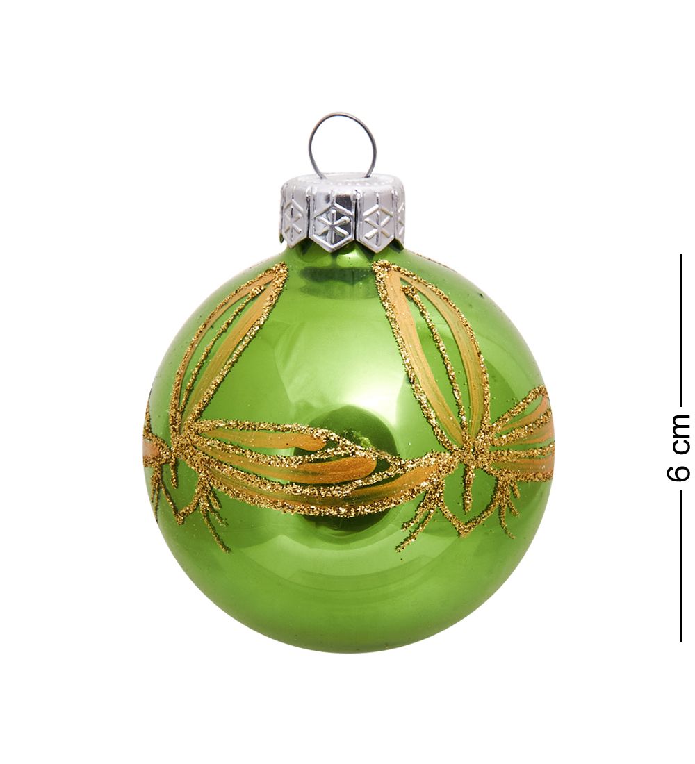 Элита НФШ-1380/1 Набор ел.украшений Шар 4шт «Веночек» 60 мм